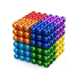 Cubo Didactico Magnetico De 216 Bolitas 3mm Multicolor - Ps Diseno 4