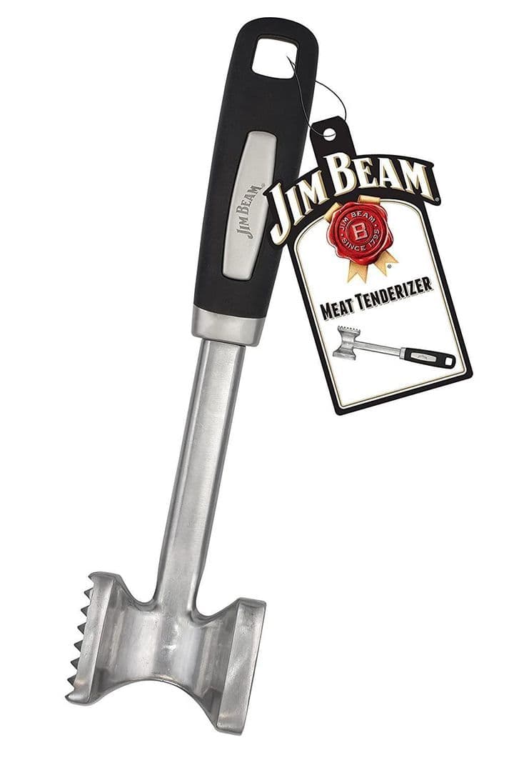 Martillo Tenderizador Para Carnes Mango Ergonomico Jim Beam Negro