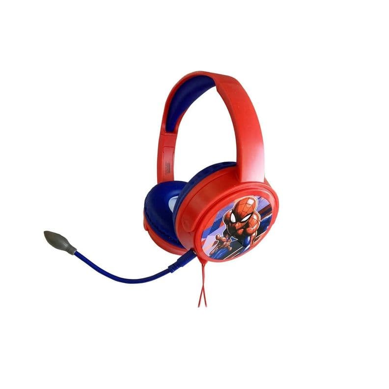Audifonos Pc Spiderman Marvel Kids Con Microfono - Ps Rojo