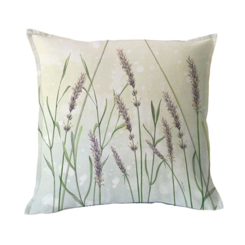 FUNDA COJIN ALGODON LAVANDA 45X45 Diseno 1