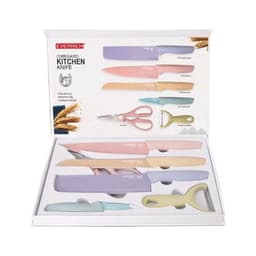 Set 4 Cuchillos Cocina Tijera Cocina Pelador Silvermetal