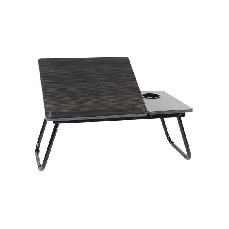 Mesa Plegable Para Notebook Porta Vaso Tecnolab Negro