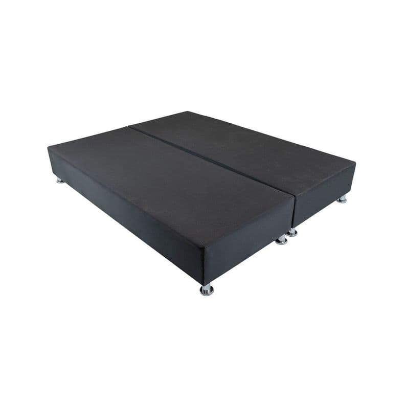 Base Americana 2P dividida Negro Felpa Pmetal