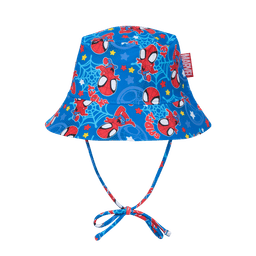 Gorro Bebe Nino UV 50 Disney Spidey Azul 24 A 36 Meses