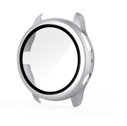 Protector Carcasa Con Vidrio Para Samsung Active 2 40mm / Plateado Plata