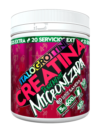 Creatina 432 gramos 80 servicios Sandia - ITALO GROTTINI Diseno 1