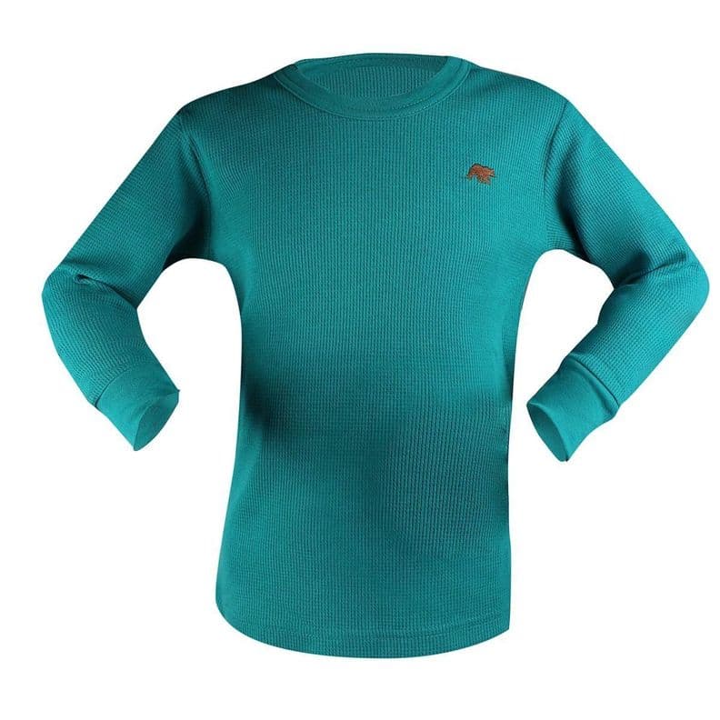 CAMISETA TEJIDO PANAL INFANTIL Verde Esmeralda 4