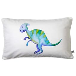 Cojin Dinosaurio 50x30 Blanco