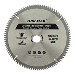 Disco Sierra Circular 10 Pulgadas 100 Dientes Tmk