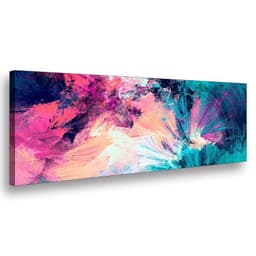 Canvas Abstract Magenta - 90x45 cm Diseno 1