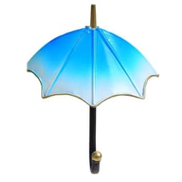 Perchero metalico 1 Gancho paragua Celeste 25x25x6 cm