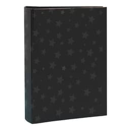 Album hojas negras papel estrella. para ensobrar 15x21 cm / 100F Negro