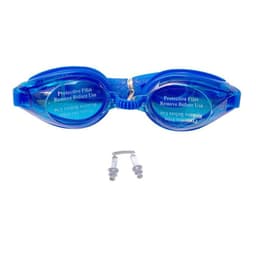 Lentes Natacion Gafas Piscina Unisex Colores Tapones Oidos Azul