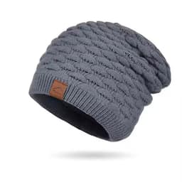 Gorro De Invierno Unisex Gris Claro