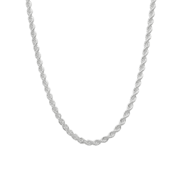 Cadena Tourbillon 3 mm 50 cm Plateado