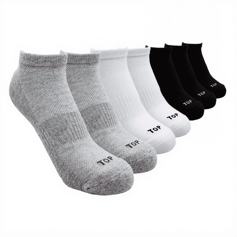 CALCETINES DEPORTIVOS TOBILLEROS MUJER PACK 7 C1 TOP