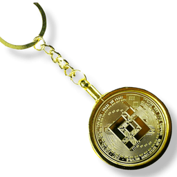 LLAVERO BINANCE GOLDR EXCLUSIVO ALTA CALIDAD DE LUJO. AJ20 Dorado