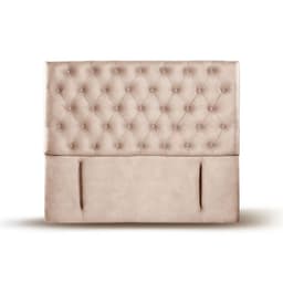 RESPALDO FLORENCIA CUERO BEIGE KING