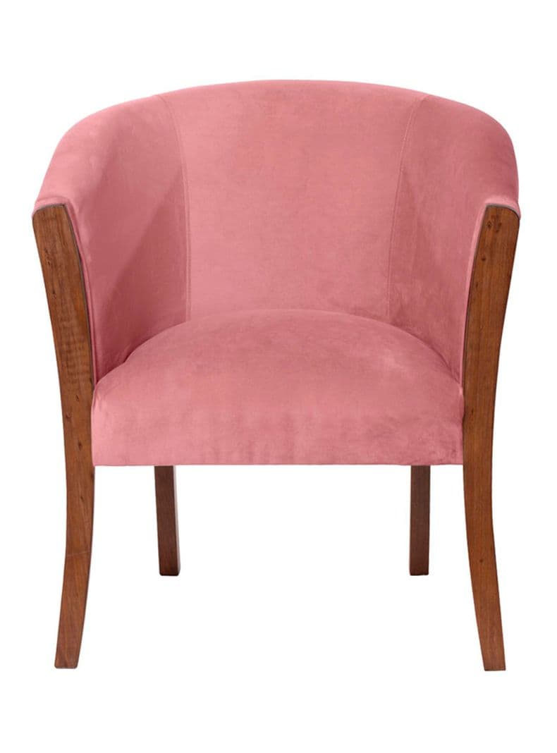 Sitial Dortmund Tela Velvet Palo Rosa
