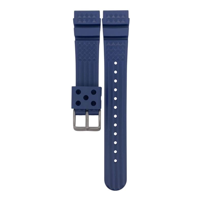Correa Reloj Caucho R24 Nautilus Seiko Azul Marino 22