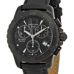Reloj Certina Mujer DS First Chronograph C538.7084.46.61 Negro