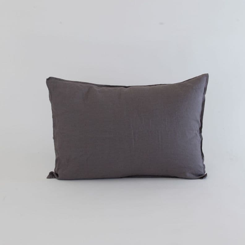 Funda de Almohada 50x70 Gris oscuro