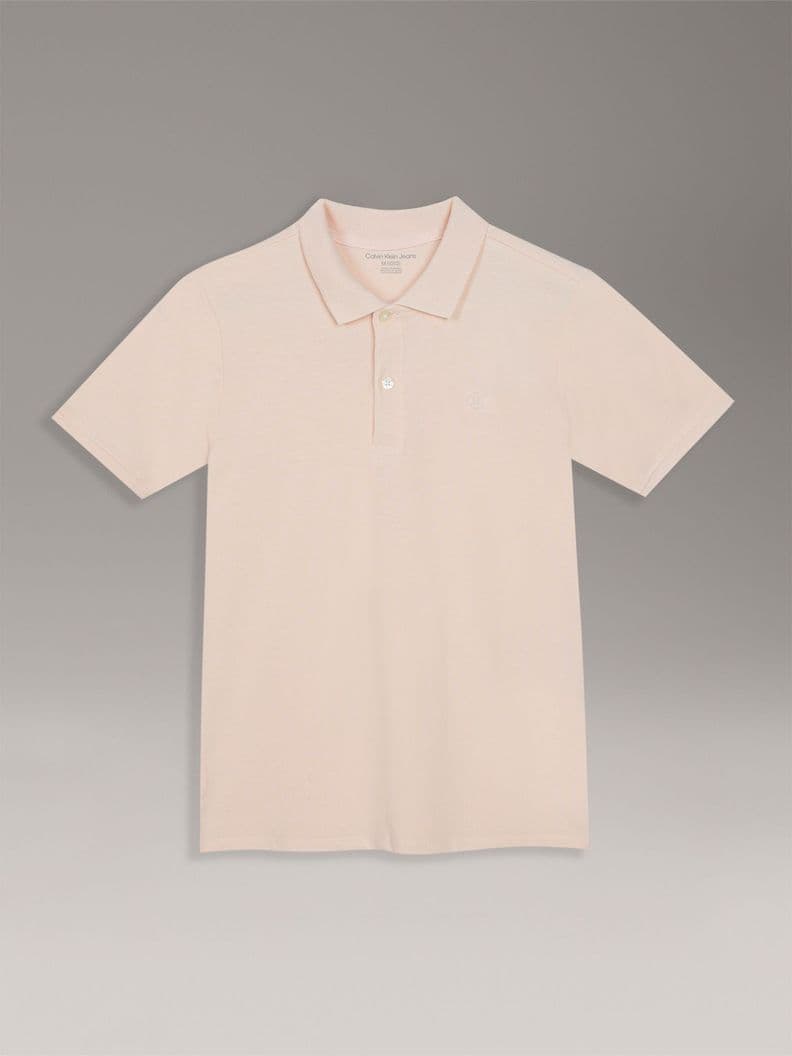Polo Nino CK Solid Damasco Calvin Klein S