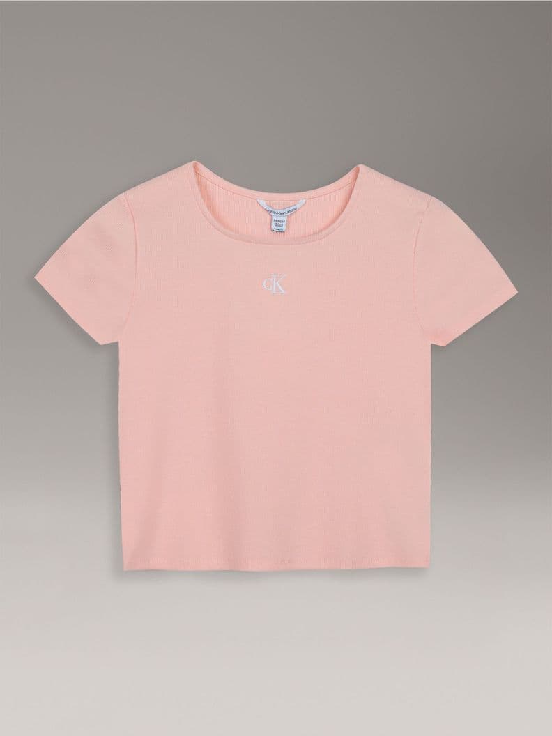 Polera Nina Cuello Cuadrado Canale Damasco Calvin Klein S