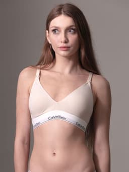 Bralette Materno Lightly Lined Beige Calvin Klein S