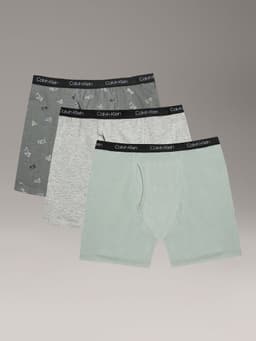 Pack 3 Boxers C Stretch para Nino Gris Calvin Klein XS