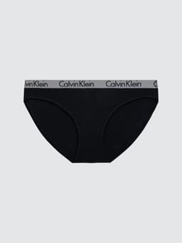 Calzon Bikini Radiant Cotton 001 Negro Calvin Klein S