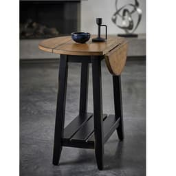Mesa Lateral Auxiliar Mariposa Walnut