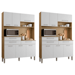 Combo 2 Kits 8 Puertas Kit Orion K08X2 Blanco L-XL