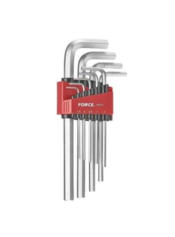 Juego Llaves Allen Largas 1,5 a 10mm Force 5093L