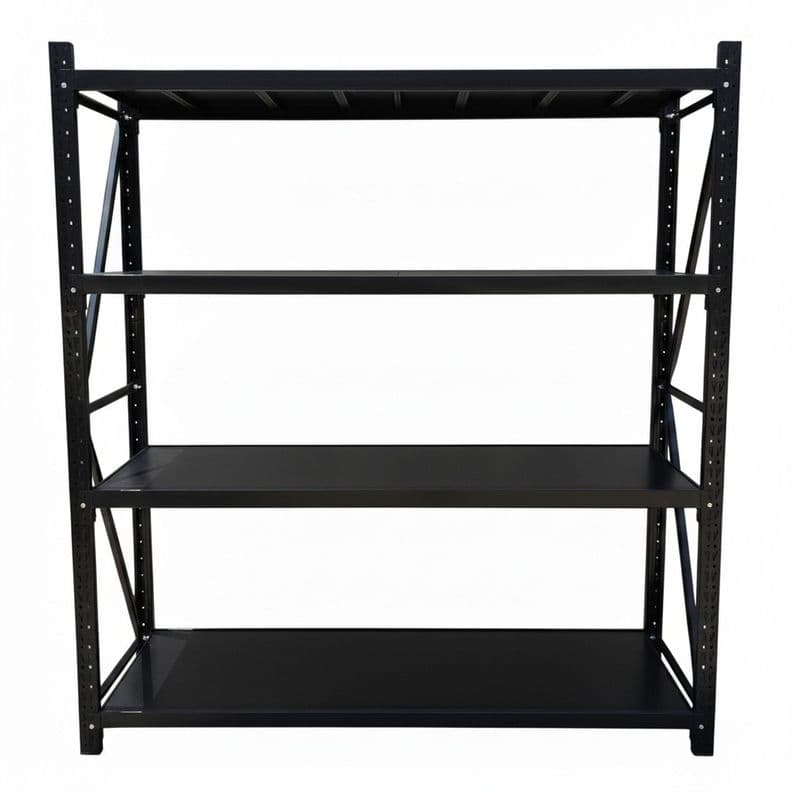 Estante Mini Rack 200x50x200 cm 400 kg Negro