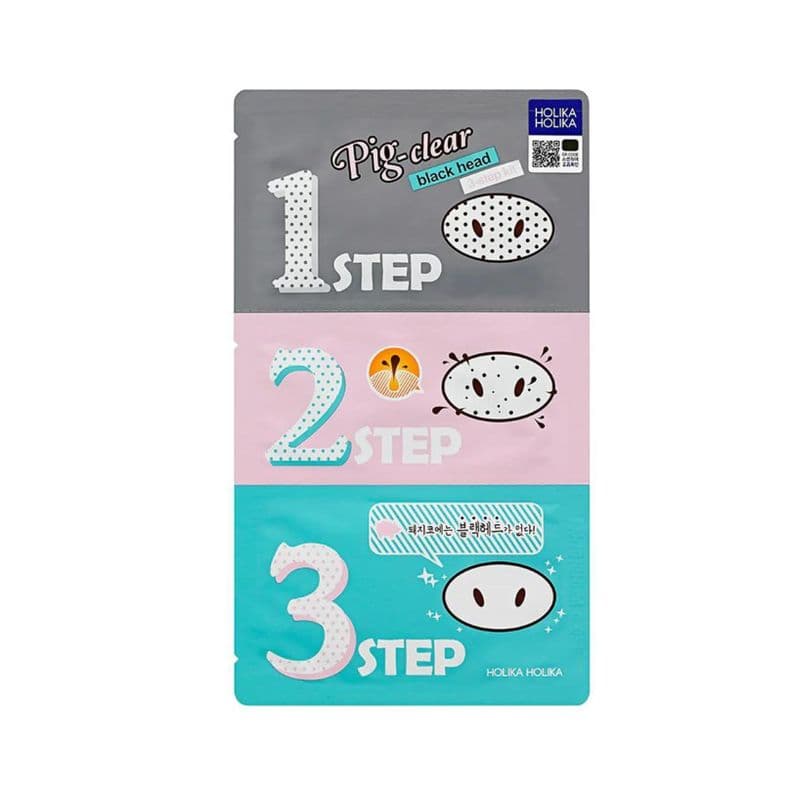 Parches Puntos Negros Pig Nose Holika Cosmetica Coreana Transparente