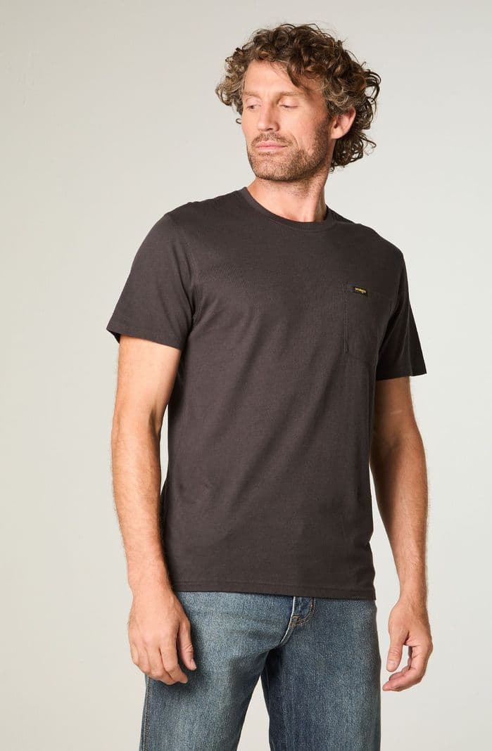 Polera Hombre Ss Pocket Tee Regular Fit Negro XL