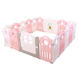 Corral bebe 16+2 musical 190x190 cms. Altura 70 cms. Rosado Nude 1-2 Anos