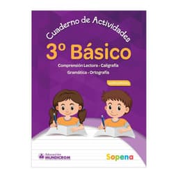 CUADERNO DE ACTIVIDADES 3 BASICO HORIZONTAL Blanco