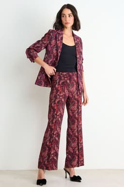 Pantalon Fantasia Recto Burdeos Ash 11107126050112 Burdeo 36