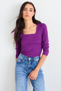 Polera Lisa Morado iO 14220126058121 XS
