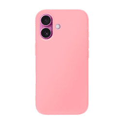 Carcasa Silicona iPhone 16 Rosado