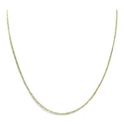 Cadena Eslabon Enchapado Oro 18K 45cm Dorado