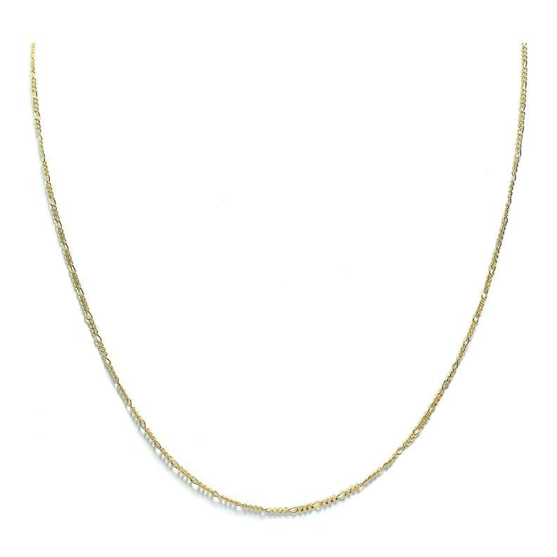 Cadena Eslabon Enchapado Oro 18K 45cm Dorado