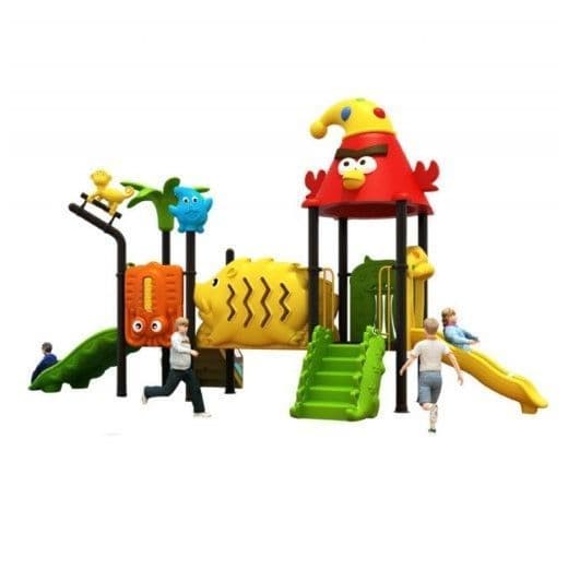 Estacion de Juegos Birds Dos Toboganes y Tunel