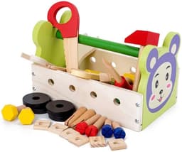 Juego Madera Set Herramientas Caja Xk-103 Oso