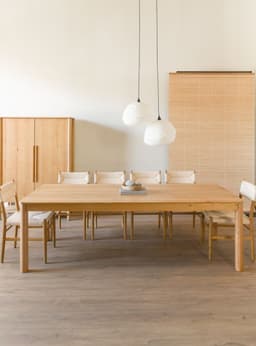 Mesa de comedor Milita Rectangular 240 Amoble Cafe
