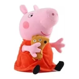 Juguete Peluche Peppa Pig 25cm Felpa Rosado Infantil