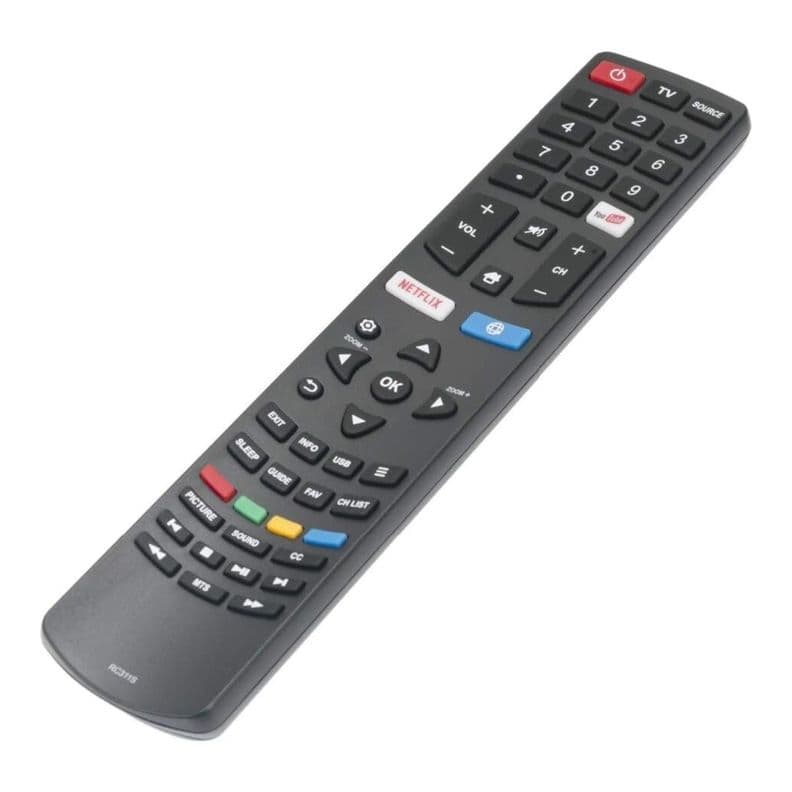 Control Remoto Universal Para Tv TCL Daewoo Philco JVC Negro