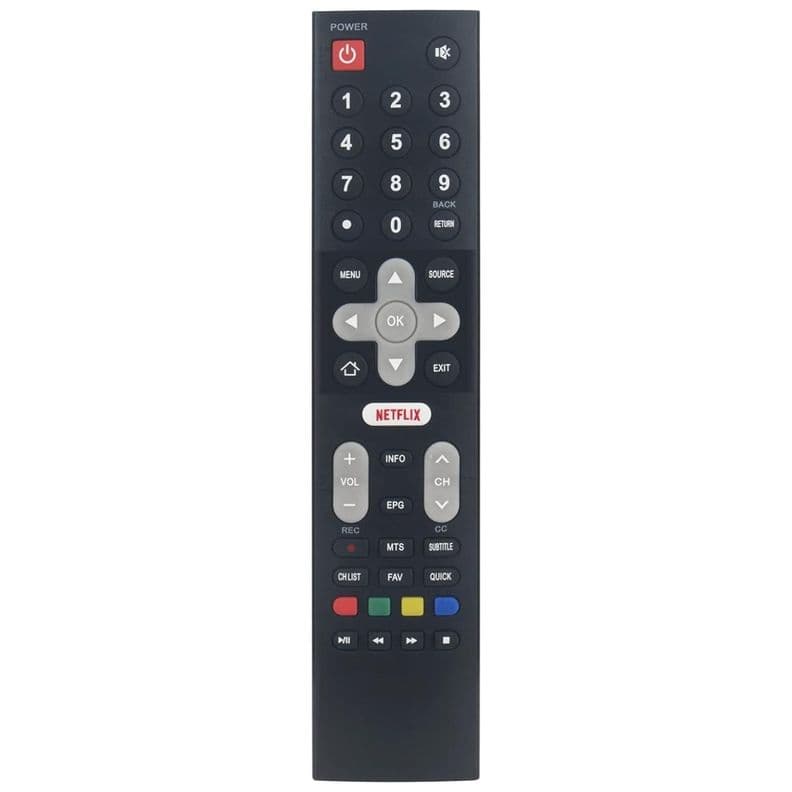 Control Remoto Universal Alternativo Para Tv RCA Smart Tv Negro